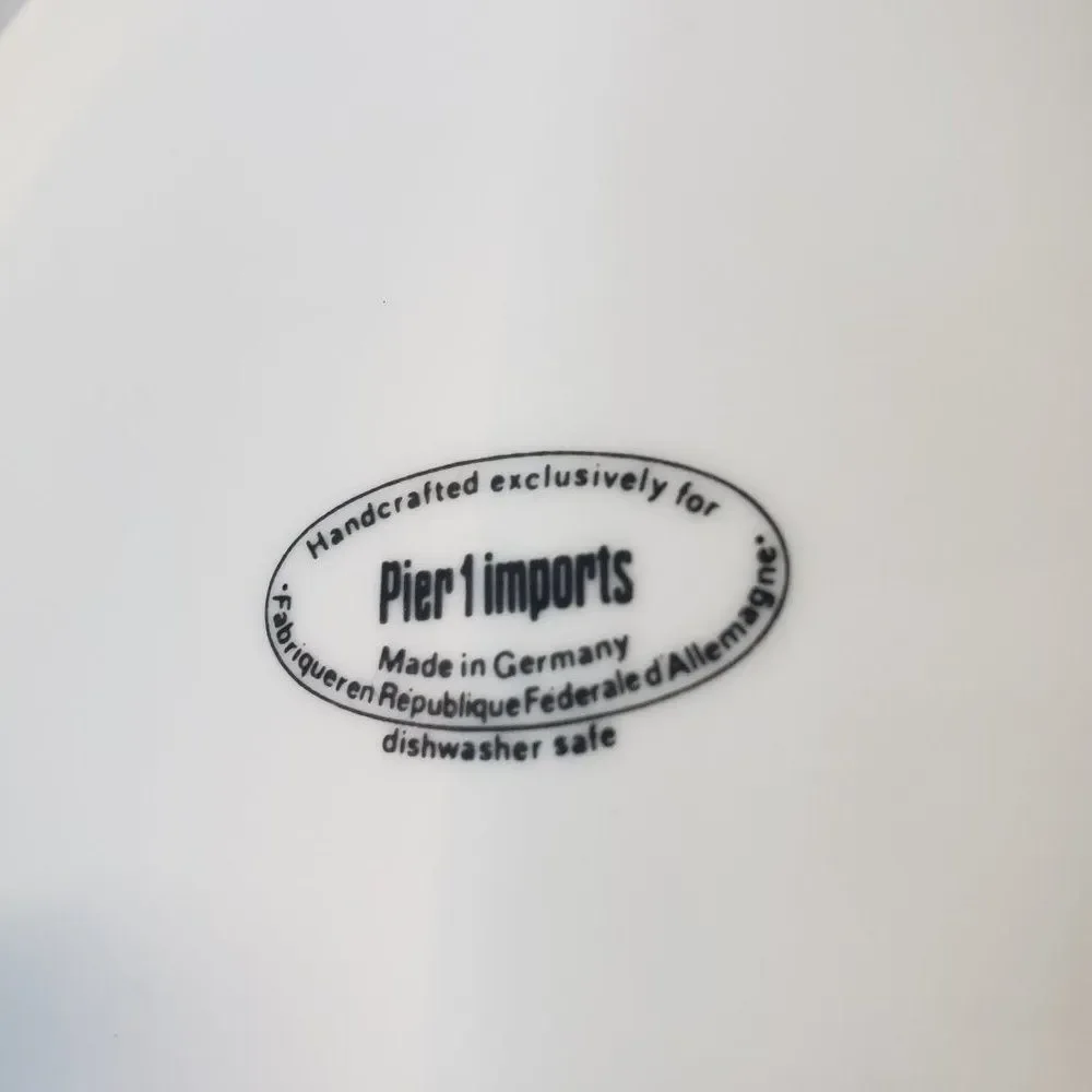 CUTE Pier 1 One Imports Porcelain Nostalgic Children Plates Made in Germany